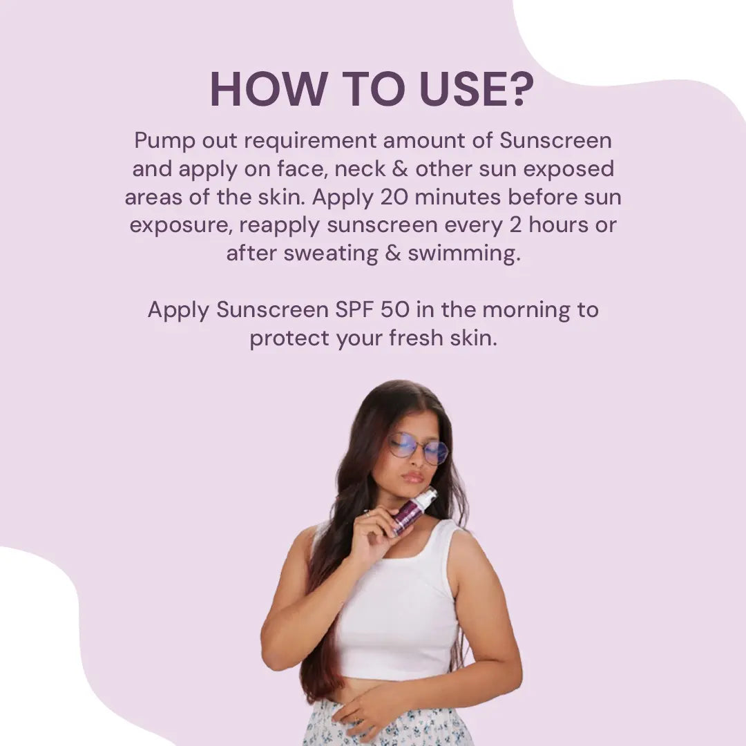 Olieraa® Shield & Bright SPF 50 PA+++ Ceramide Sunscreen Olierra