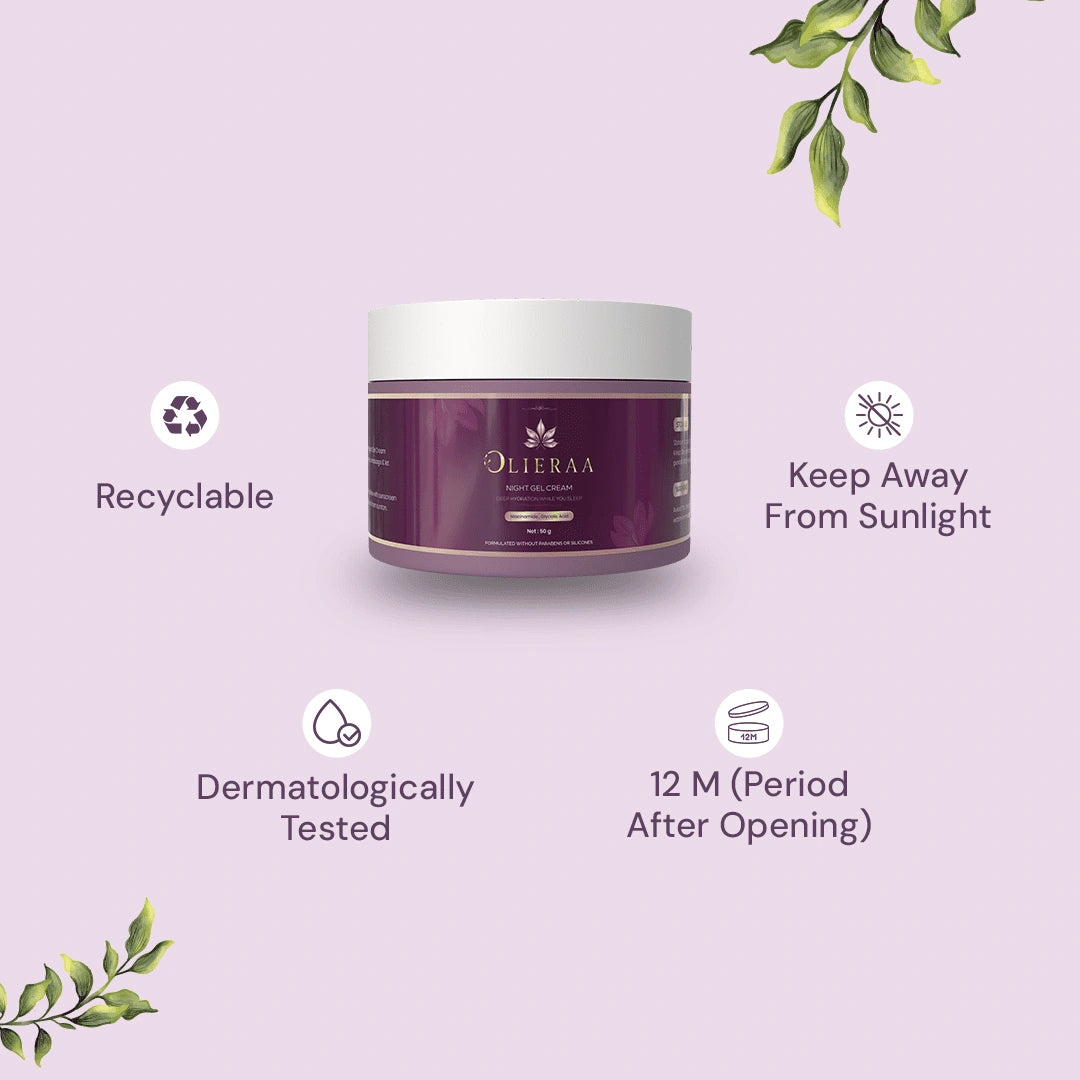 Olieraa® Overnight Skin Renew Gel Cream
