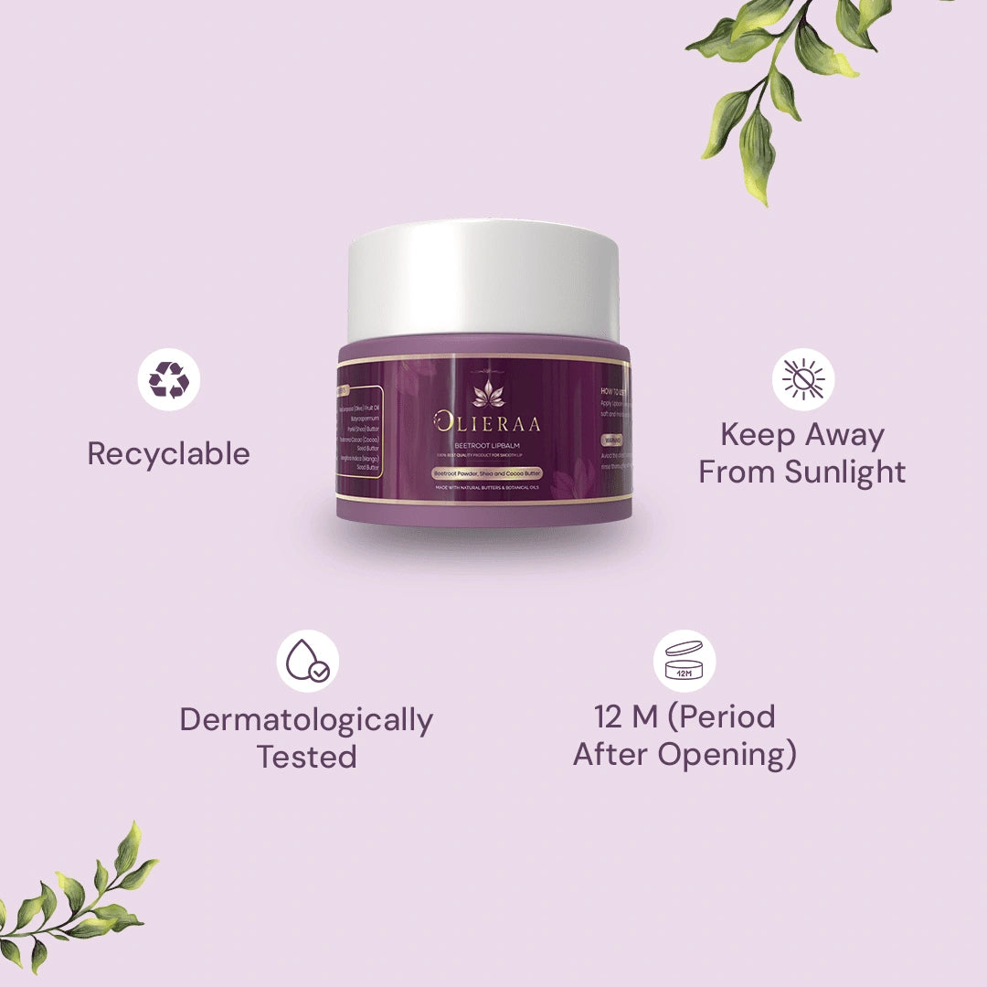 Olieraa® Beet Kiss Nourishing Lip Balm