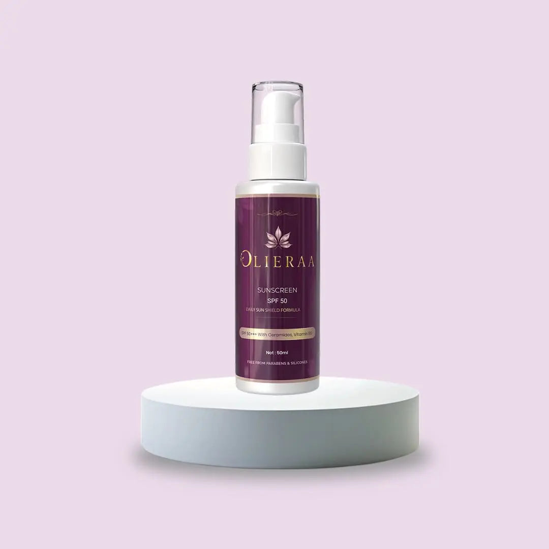 Olieraa® Shield & Bright SPF 50 PA+++ Ceramide Sunscreen
