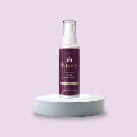 Olieraa® Shield & Bright SPF 50 PA+++ Ceramide Sunscreen